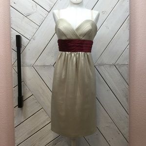 NWT BCBGMaxazria Burgundy Holiday Cocktail Dress